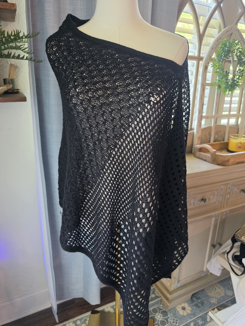 J.Jill Crochet Cape